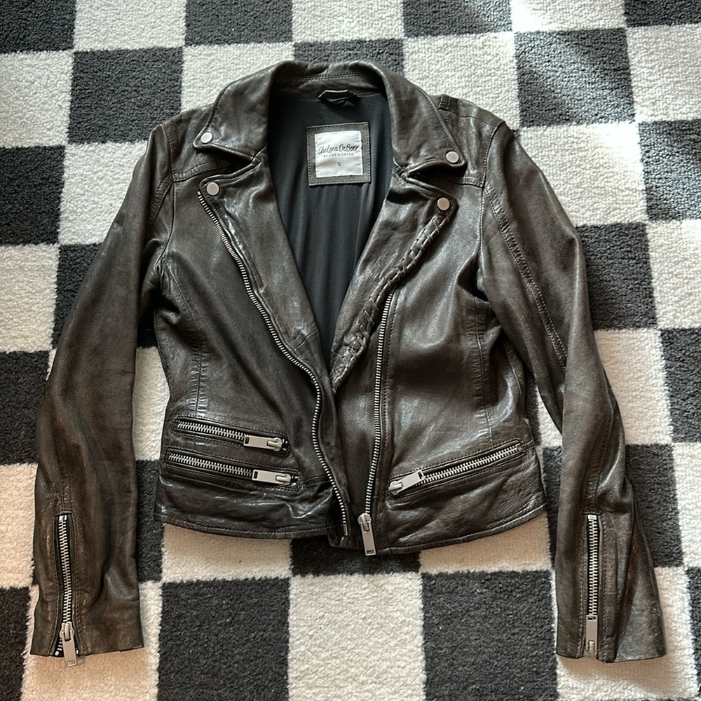 Chelsea Deboer genuine leather jacket